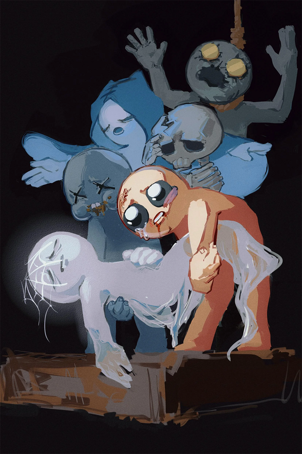 I was introduced to the means of technology, and this was one of the first things I painted. You can tell that I had 0 clue how brushes or layers worked by just how messy it looks.