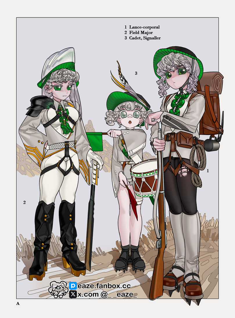 Been having the idea of a whole horde of termite-people living in white mountains ever since I visited a marble quarry. Made them in Osprey Men-at-Arms style for aura farming.